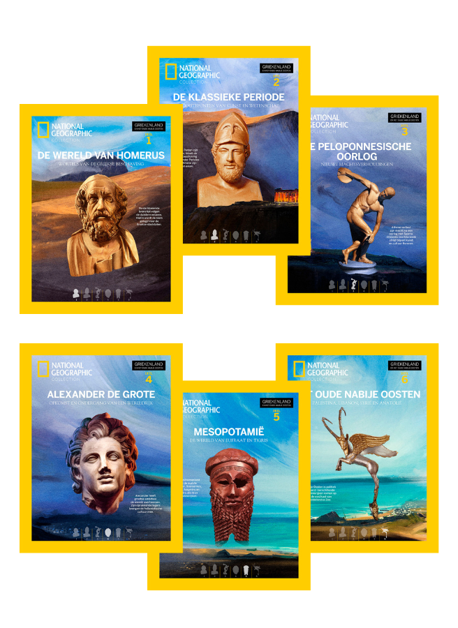 National Geographic Collection: Grieken deel 1 t/m 6